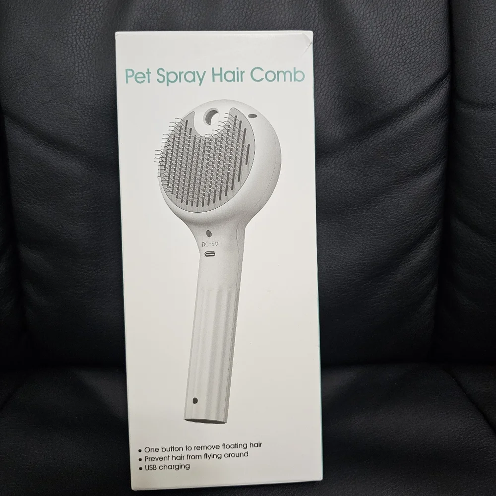 Altamia cat and dog steam brush 3 in 1 self cleaning pet grooming